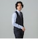 DORMEUIL / ウール チョークストライプ スリーピース スーツ