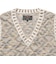 V-Neck Vest ”KASURI” Jacquard