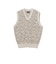 V-Neck Vest ”KASURI” Jacquard