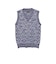 V-Neck Vest ”KASURI” Jacquard