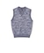 V-Neck Vest ”KASURI” Jacquard