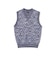 V-Neck Vest ”KASURI” Jacquard