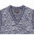 V-Neck Vest ”KASURI” Jacquard