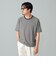 コットンヘンプ ミニボーダー Tシャツ