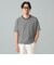 コットンヘンプ ミニボーダー Tシャツ