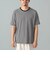 コットンヘンプ ミニボーダー Tシャツ