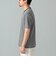 コットンヘンプ ミニボーダー Tシャツ