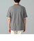 コットンヘンプ ミニボーダー Tシャツ