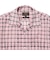 Open Collar Nylon Airy Plaid