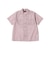 Open Collar Nylon Airy Plaid