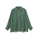 Open Collar Cupro Dot Zigzag Pattern