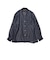 Open Collar Cupro Dot Zigzag Pattern