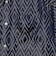 Open Collar Cupro Dot Zigzag Pattern