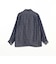 Open Collar Cupro Dot Zigzag Pattern