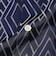 Open Collar Cupro Dot Zigzag Pattern