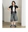 デニム ハーフ パンツ