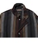 4B Cuffs Jacket Ombre Stripe