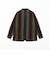 4B Cuffs Jacket Ombre Stripe