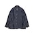 Open Collar Cupro Dot Pattern