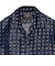 Open Collar Cupro Dot Pattern