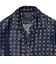 Open Collar Cupro Dot Pattern