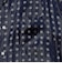 Open Collar Cupro Dot Pattern