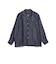 Open Collar Cupro Dot Pattern