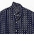 Open Collar Cupro Dot Pattern