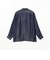 Open Collar Cupro Dot Pattern