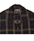 Open Collar Ombre Plaid