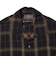 Open Collar Ombre Plaid