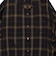 Open Collar Ombre Plaid