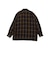 Open Collar Ombre Plaid