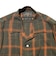 Open Collar Ombre Plaid