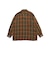 Open Collar Ombre Plaid