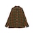 Open Collar Ombre Plaid
