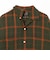 Open Collar Ombre Plaid