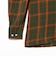 Open Collar Ombre Plaid