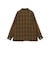 Open Collar Ombre Plaid