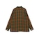 Open Collar Ombre Plaid