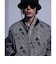 Sports Blouson Newspaper Jacquard