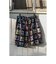 2 Pleats Shorts Window Patchwork Madras