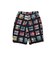 2 Pleats Shorts Window Patchwork Madras
