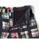 2 Pleats Shorts Window Patchwork Madras