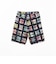 2 Pleats Shorts Window Patchwork Madras