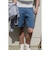 Plain Front Shorts Seersucker Gingham