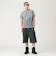 ベーシックフィット フェード リブ Tシャツ