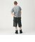 ベーシックフィット フェード リブ Tシャツ