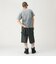 ベーシックフィット フェード リブ Tシャツ