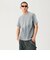 ベーシックフィット フェード リブ Tシャツ